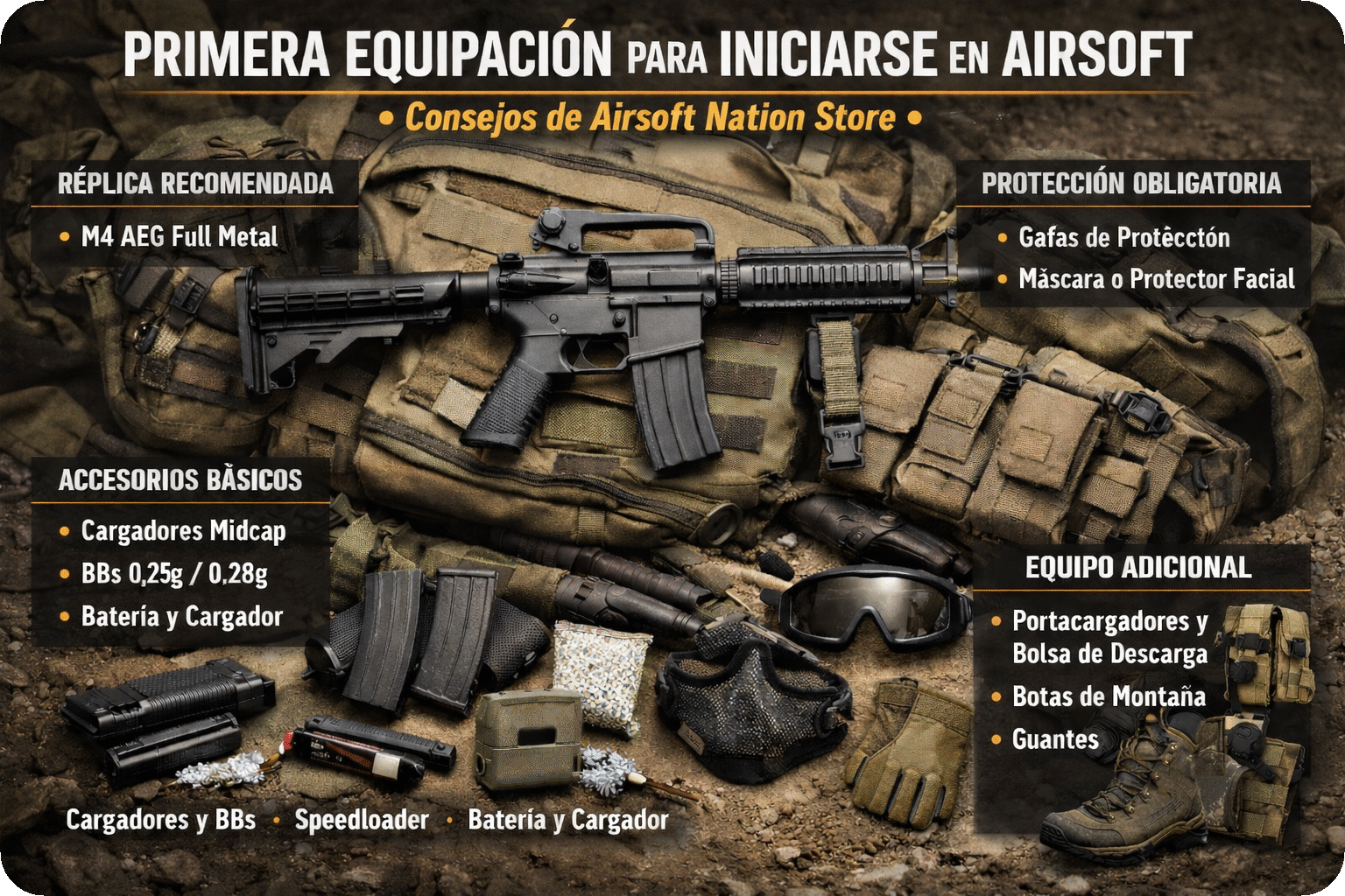 Consejos sobre equipamiento